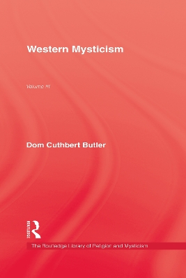 Western Mysticism by Butler