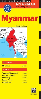 Myanmar Travel Map Fourth Edition: (Burma Travel Map) book