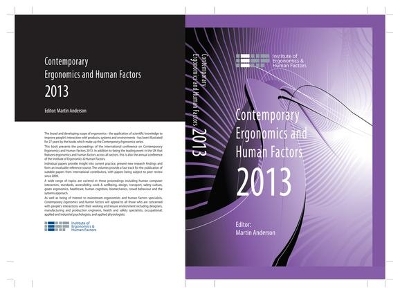 Contemporary Ergonomics and Human Factors 2013 by Martin Anderson