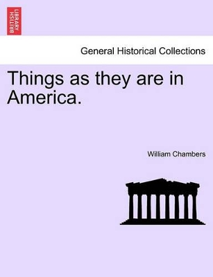 Things as They Are in America. book