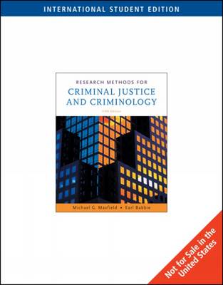 Research Methods for Criminal Justice and Criminology by Earl Babbie