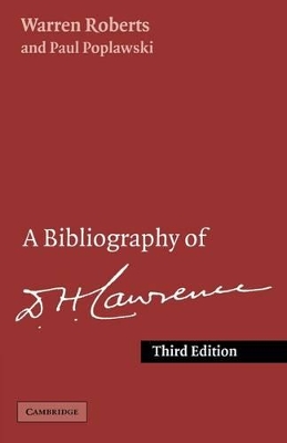 Bibliography of D. H. Lawrence book