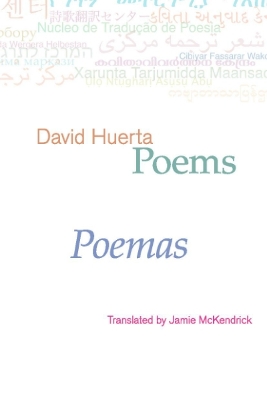 Poems: David Huerta book