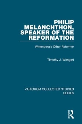 Philip Melanchthon, Speaker of the Reformation book