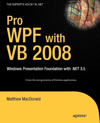 Pro WPF with VB 2008 book