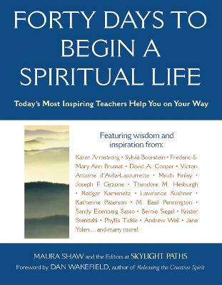 Forty Days to Begin a Spiritual Life by Maura D. Shaw