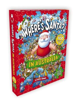 Where's Santa in Australia Jigsaw book