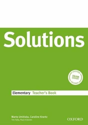 Solutions Elementary: Teacher's Book book