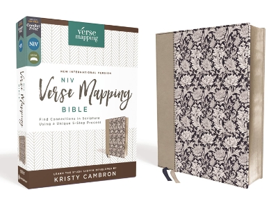 NIV, Verse Mapping Bible, Leathersoft, Navy Floral, Comfort Print: Find Connections in Scripture Using a Unique 5-Step Process book