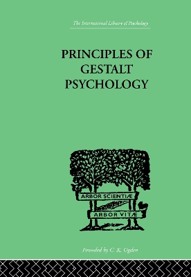 Principles Of Gestalt Psychology book
