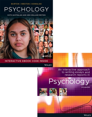 Psychology, 6e ANZ & An Interactive Approach to Writing Essays and Research Reports in Psychology 5e Print Pack book