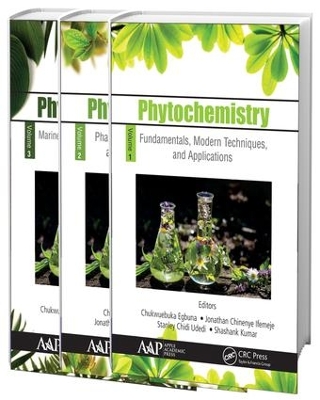 Phytochemistry, 3-Volume Set: Volume 1: Fundamentals, Modern Techniques, and Applications; Volume 2: Pharmacognosy, Nanomedicine, and Contemporary Issues; Volume 3: Marine Sources, Industrial Applications, and Recent Advances by Chukwuebuka Egbuna