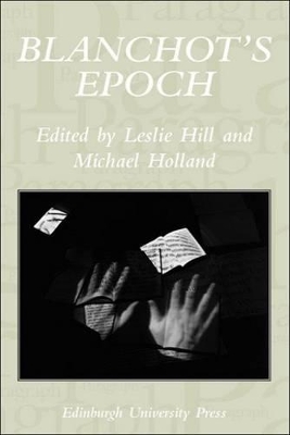 Blanchot's Epoch book