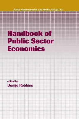 Handbook of Public Sector Economics book