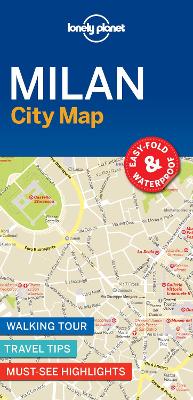 Lonely Planet Milan City Map book