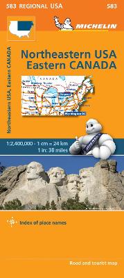 Northeastern USA, Eastern Canada - Michelin Regional Map 583: Map book