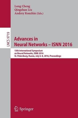Advances in Neural Networks - ISNN 2016 book
