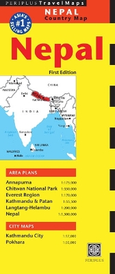 Nepal Travel Map First Edition book