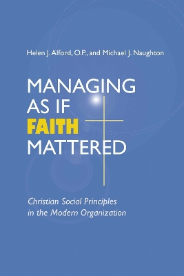 Managing as If Faith Mattered book
