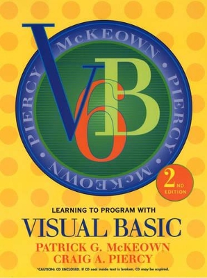 Learning to Program with Visual Basic book