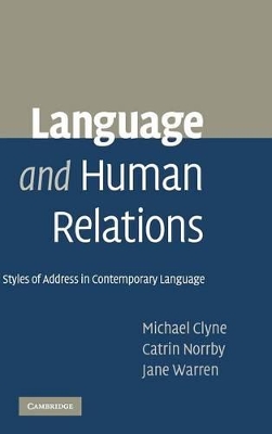 Language and Human Relations book