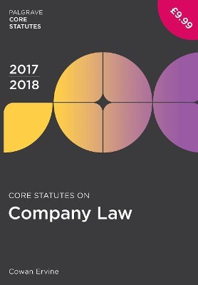 Core Statutes on Company Law 2017-18 book