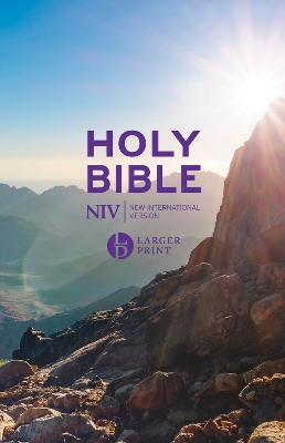 NIV Larger Print Personal Value Hardback Bible book