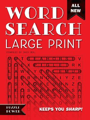 Word Search Large Print (Red): Word Play Twists and Challenges book