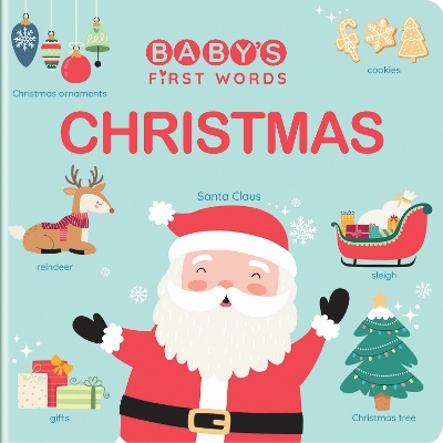 Baby's First Words: Christmas book