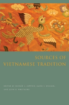 Sources of Vietnamese Tradition book