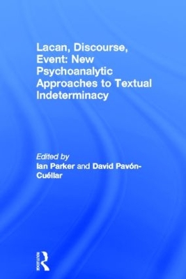 Lacan, Discourse, Event book