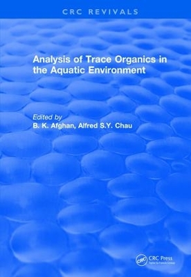Revival: Analysis of Trace Organics in the Aquatic Environment (1989) book