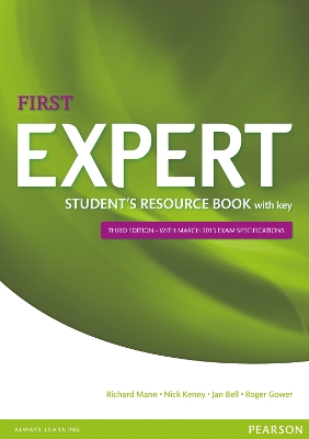 Expert First 3rd Edition Student's Resource Book with Key book