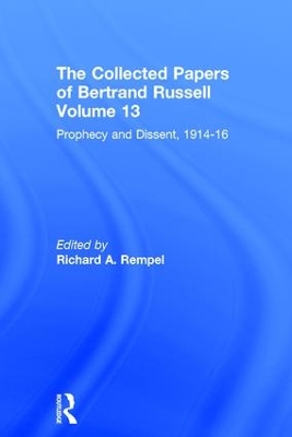 The Collected Papers of Bertrand Russell by Bernd Frohmann