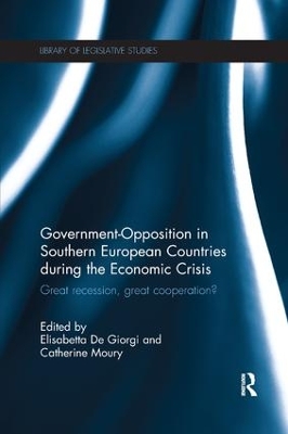 Government-Opposition in Southern European Countries during the Economic Crisis by Elisabetta Giorgi
