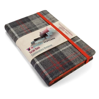 Castle Grey Tartan: Pocket: 14 x 9cm: Scottish Traditions: Waverley Genuine Tartan Cloth Commonplace Notebook book