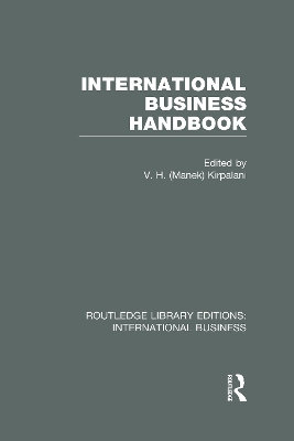 International Business Handbook by V Kirpalani