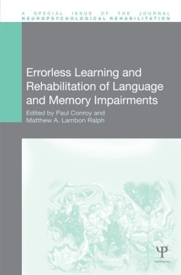 Errorless Learning and Rehabilitation of Language and Memory Impairments book