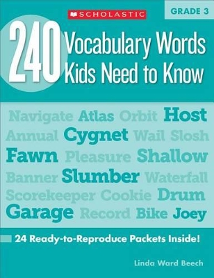 240 Vocabulary Words Kids Need to Know: Grade 3 book