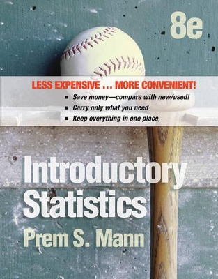 Introductory Statistics 8E Binder Ready Version + WileyPlus Registration Card book