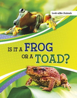 Is It a Frog or a Toad? book