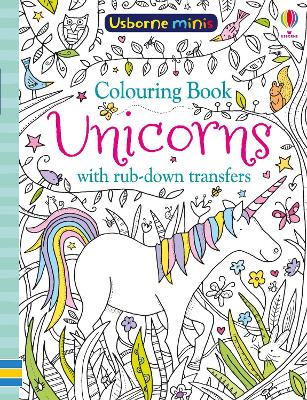Colouring Book Unicorns with Rub-Down Transfers book