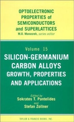 Silicon-Germanium Carbon Alloys book