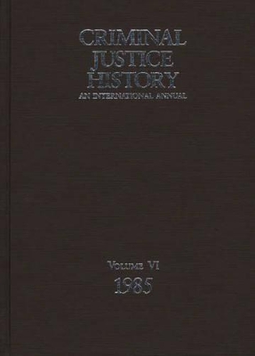 Criminal Justice History book