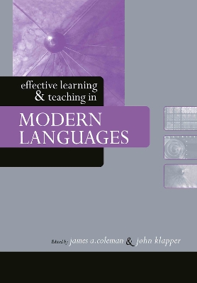 Effective Learning and Teaching in Modern Languages book