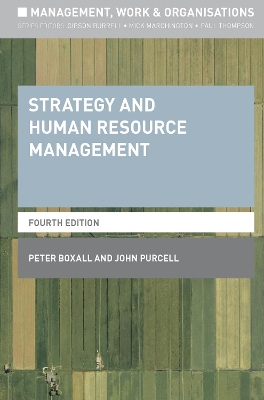 Strategy and Human Resource Management by Professor Peter Boxall