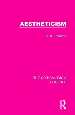 Aestheticism by R. V. Johnson