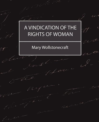 A Vindication of the Rights of Woman book