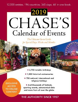 Chase's Calendar of Events 2019: The Ultimate Go-to Guide for Special Days, Weeks and Months book