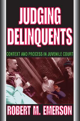 Judging Delinquents book